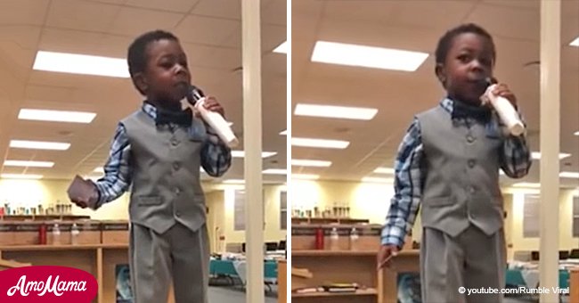 4-year-old boy becomes influential due to a viral motivational speech about reading