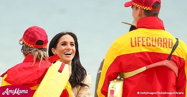 Lifeguards ask Meghan and Harry: 'Do you want to take a dip?'