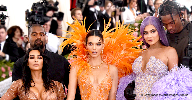 Kardashian-Jenner Family Mocked for Chic Family Photo Taken on the Met Gala Red Carpet