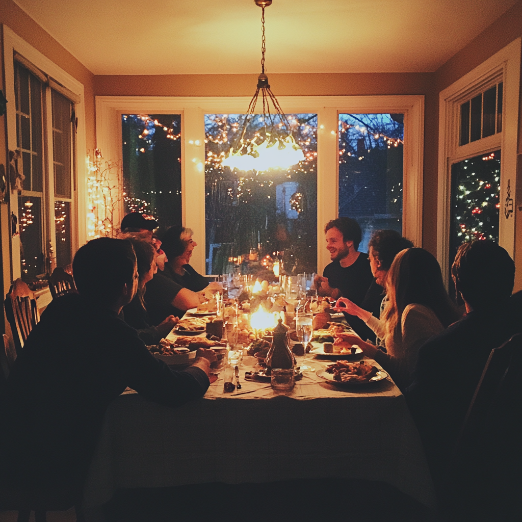 A table full of people | Source: Midjourney