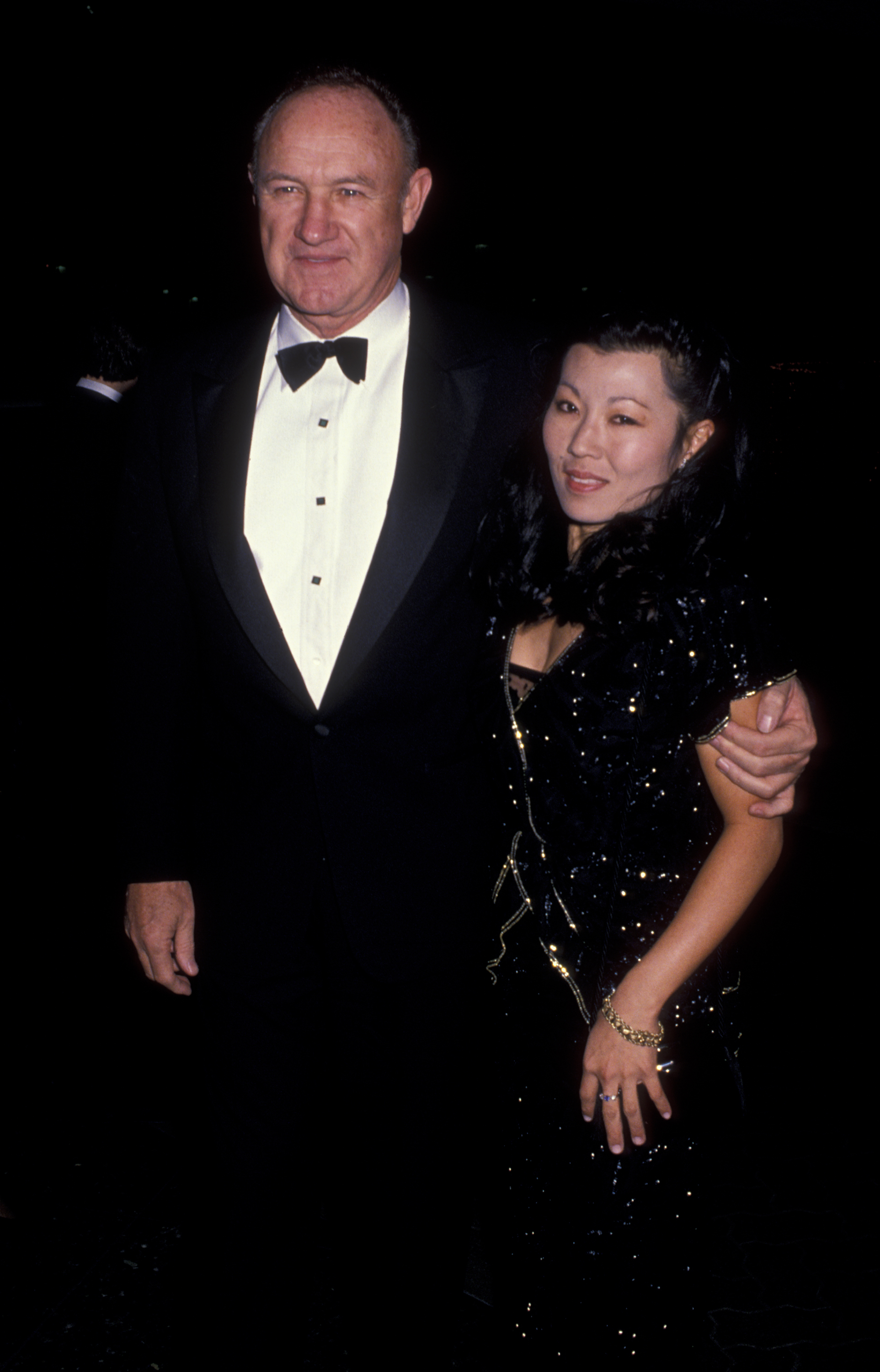 Gene Hackman and Betsy Arakawa attend the Toyota Pro-Celebrity Race in Long Beach, California on April 4, 1987. | Source: Getty Images