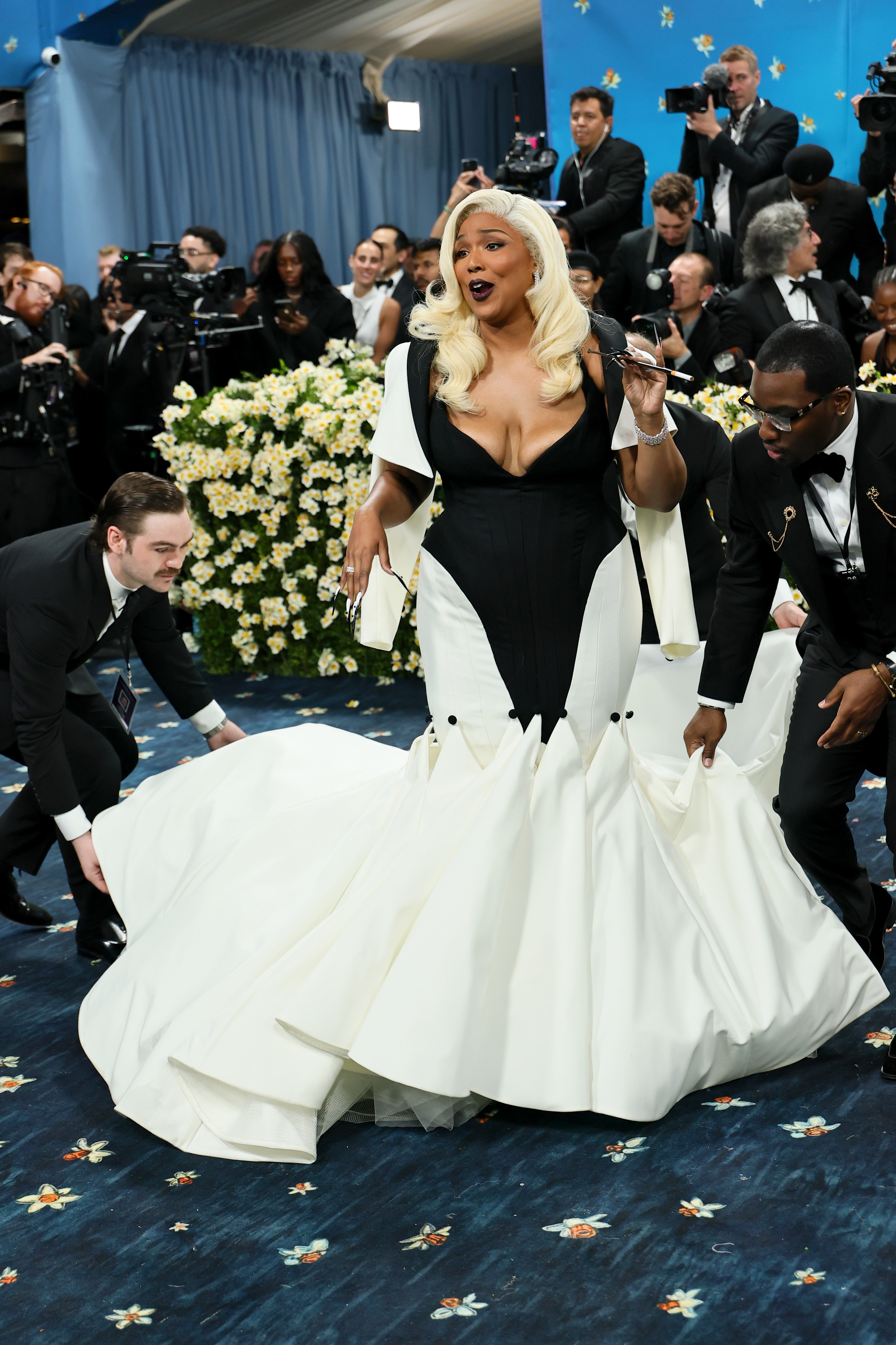 Lizzo arrives the Met Gala on May 5, 2025 | Source: Getty Images