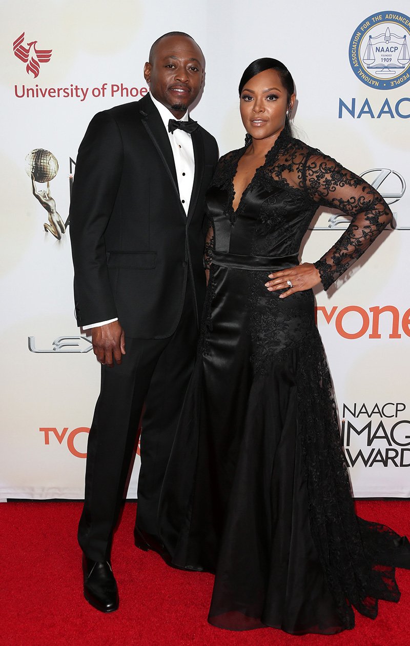 Omar Epps  and Keisha Epps arrive at the 46th Annual NAACP Image Awards on February 6, 2015 in Pasadena, California. I Image: Getty Images.