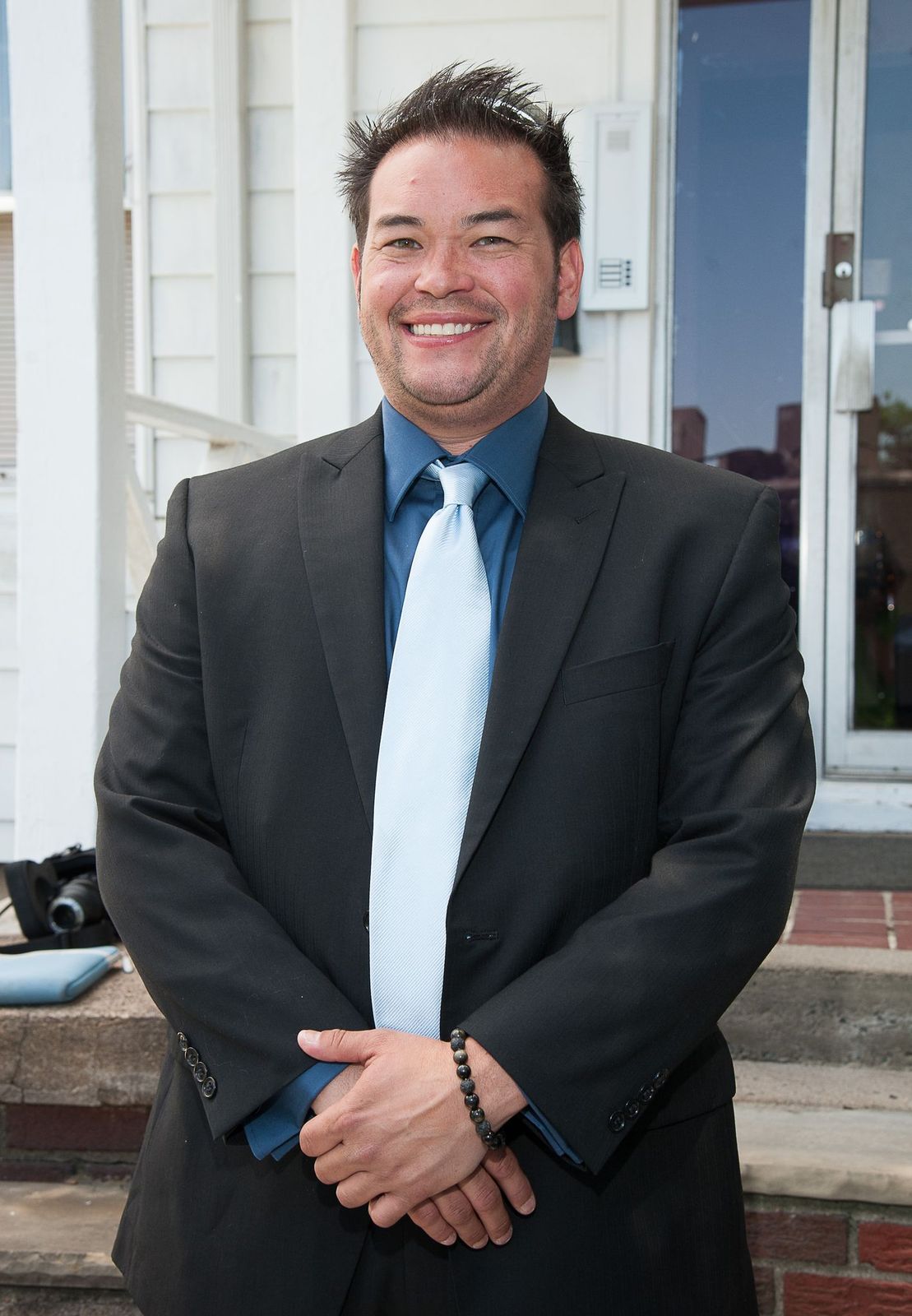 Jon Gosselin at a press conference on Tax Deductible Marriage Counseling at Bergen Marriage Counseling & Psychotherapy on June 27, 2012, in Teaneck, New Jersey | Photo: Dave Kotinsky/Getty Images