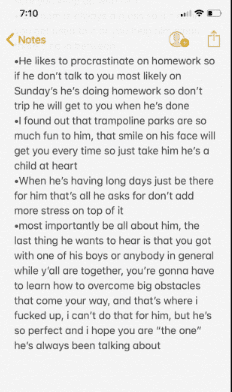 Letter from ex-girlfriend to Jacob Brown. | Source: Twitter/jacobamirabrown