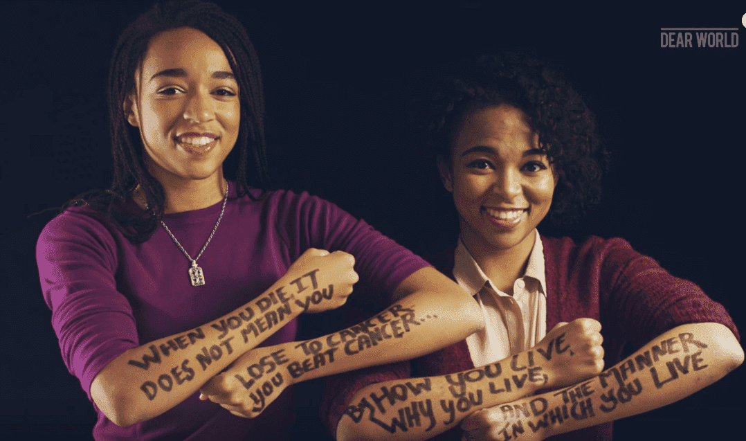 Screenshot of Taelor and Sydni Scott in a tribute video for their dad in Jan. 2016, one year after his death. | Image: YouTube/ Dear World