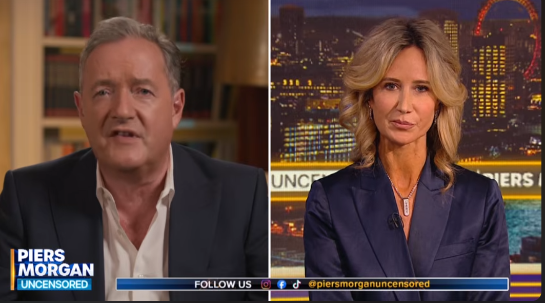 Lady Victoria Hervey speaking on "Piers Morgan Uncensored" | Source: YouTube/PiersMorganUncensored