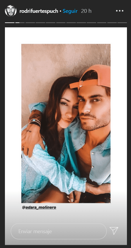 Adara y Rodri en sus vacaciones en Ibiza. | Foto: Instagram/rodrifuertespuch