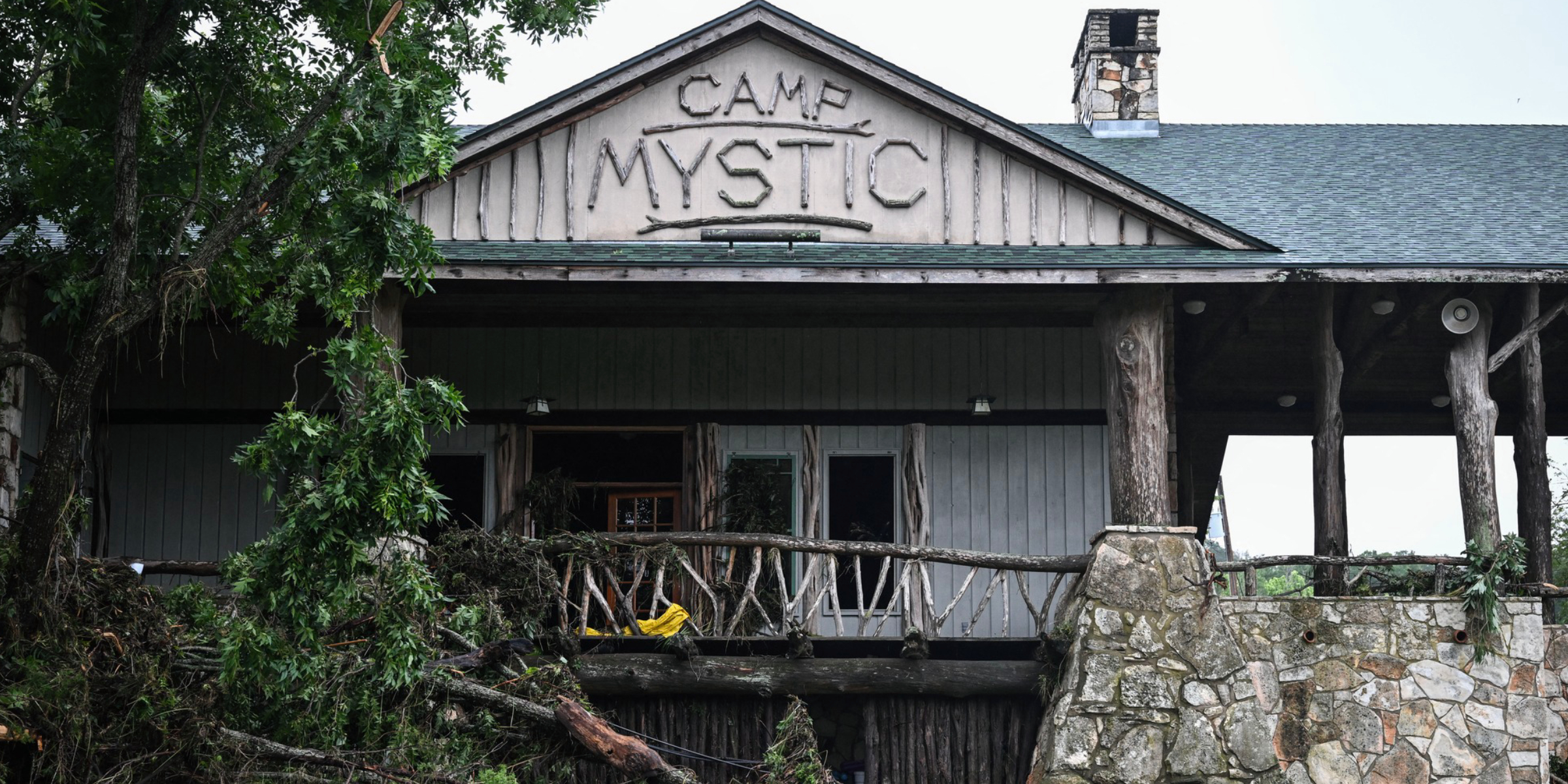 A photo of Camp Mystic quarters after the Texas flash floods. | Source: Facebook/FOX Weather