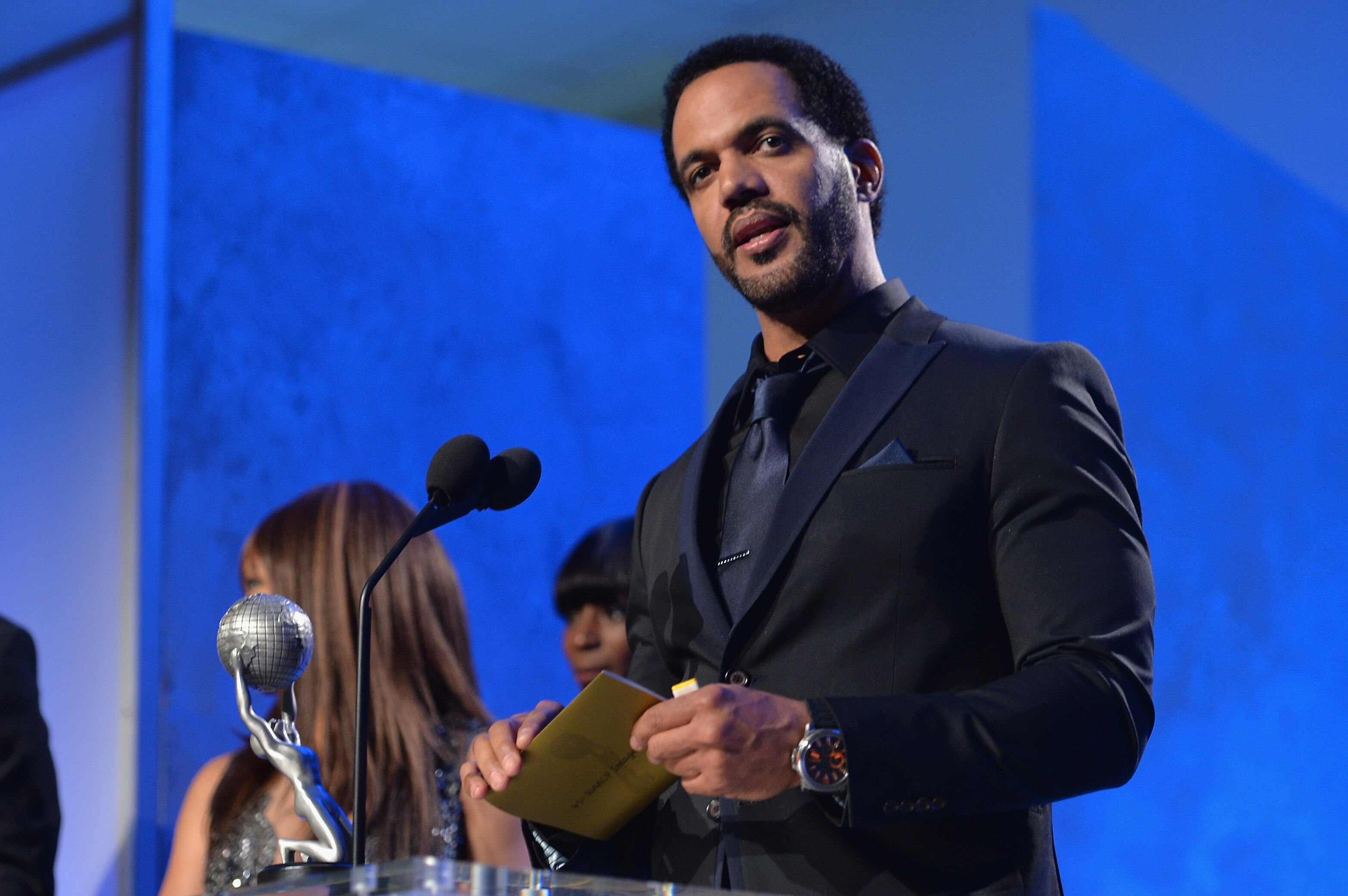 Kristoff St. John at the 45th NAACP Awards Ceremony at the Pasadena Civic Auditorium/ Source: Getty Images