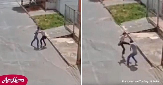 Mujer brasileña de 23 años le da brutal lección a asaltante armado