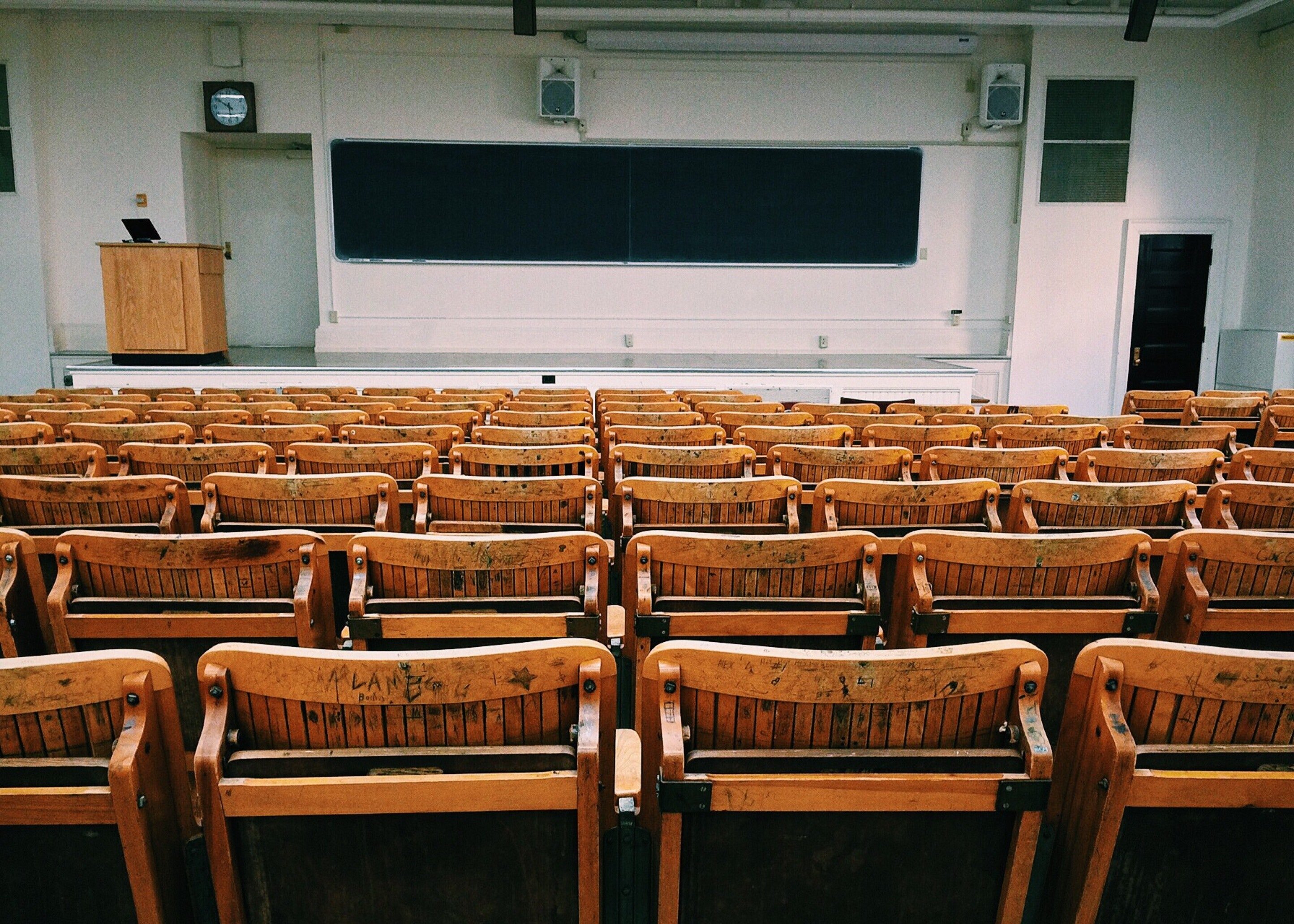 Salón de clases. | Foto: Pexels