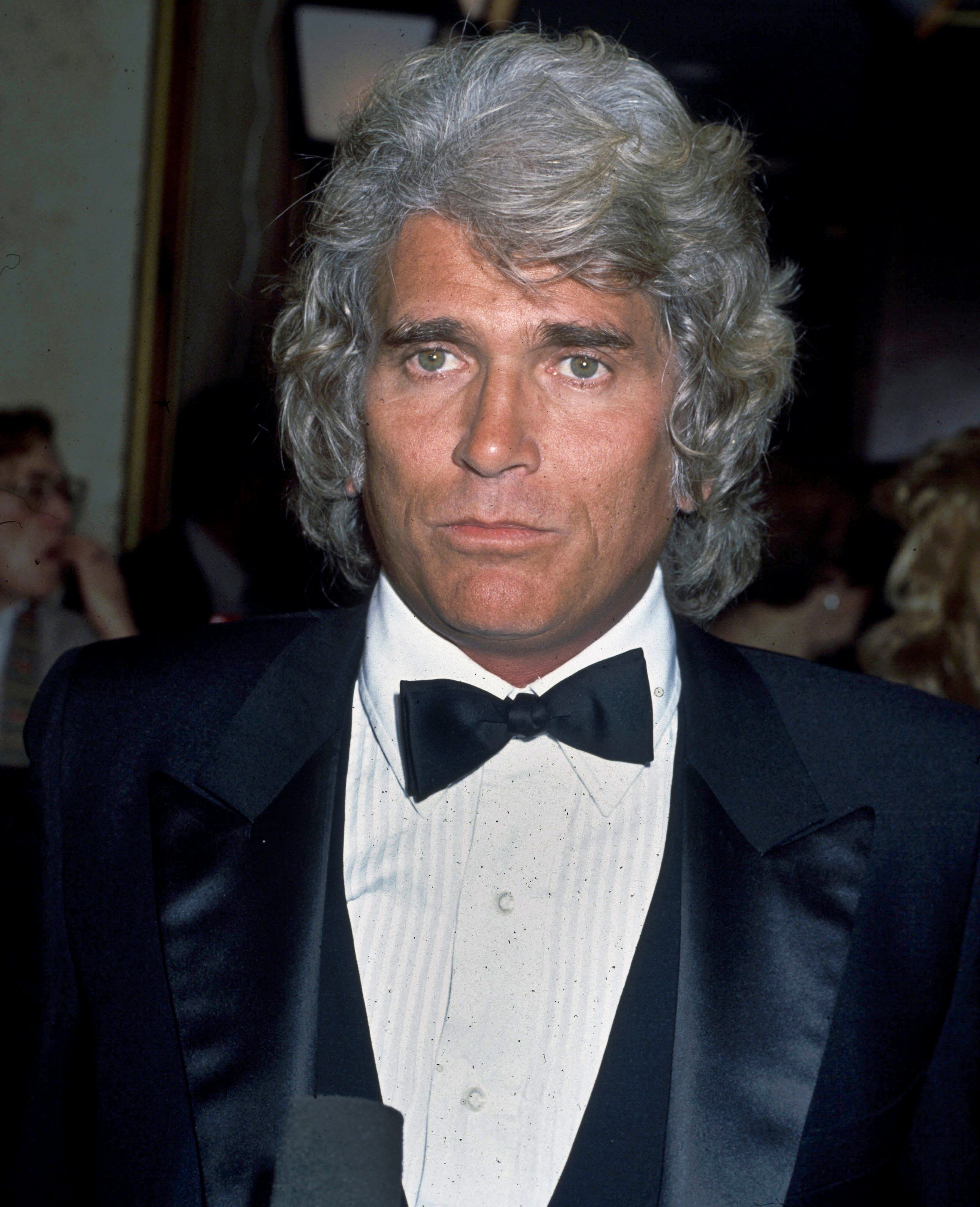 American actor Michael Landon posing in an image taken in Hollywood, California, circa 1990 | Photo: Kypros/Getty Images