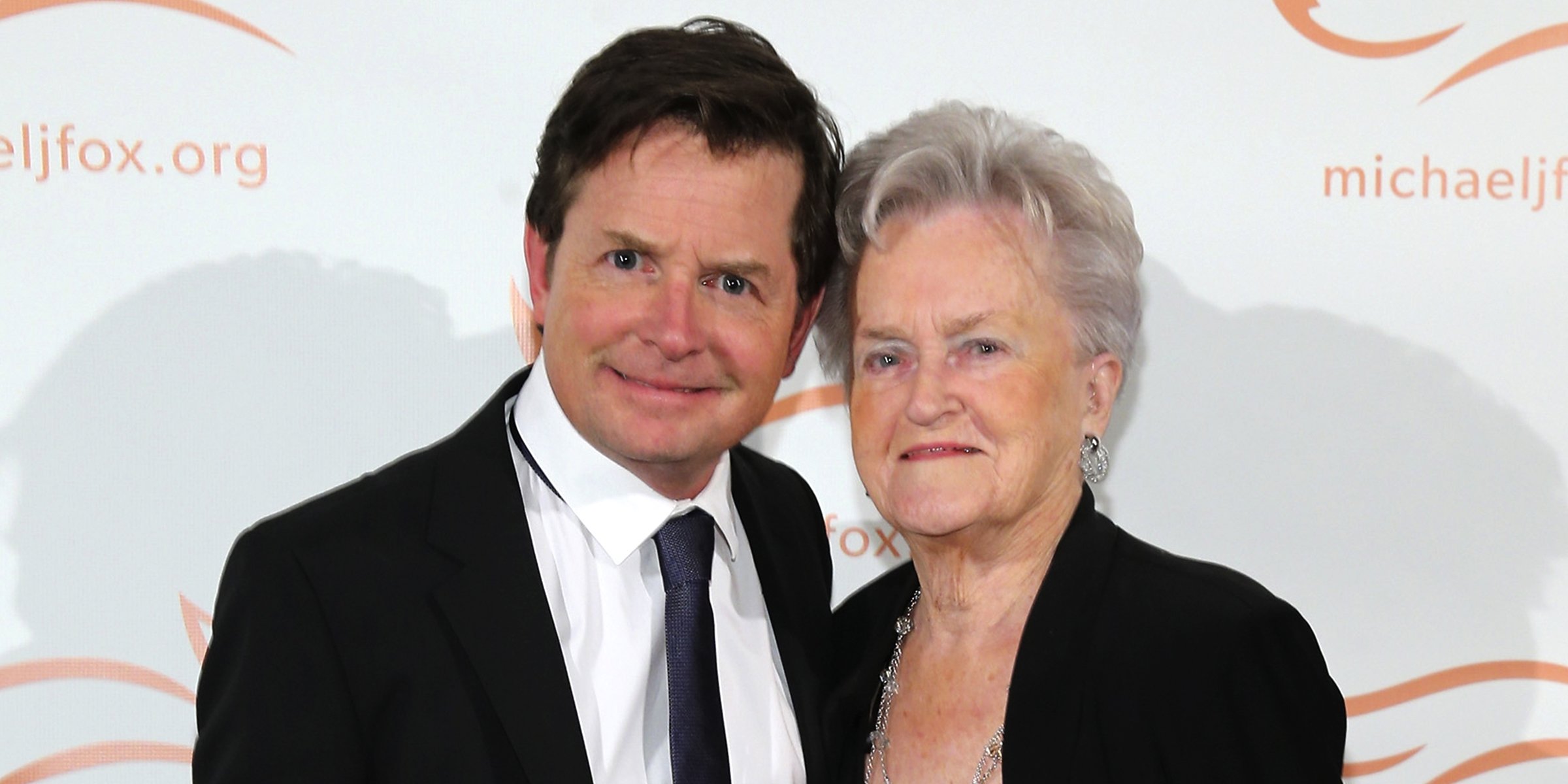 Michael J. Fox and his mom Phyllis Fox. | Source: Getty Images