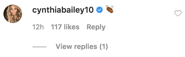 Cynthia Bailey commented on Todd Tucker's photo of Kandi Burruss winning during the "Masked Singer" season three finale | Source: Instagram.com/todd167