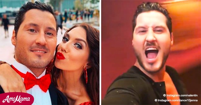 Val Chmerkovskiy reveals Jenna Johnson almost ran him over on a near-fatal first date