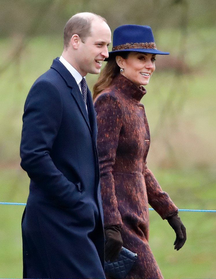 Prince William and Kate Middleton attend Sunday service at the Church of St Mary Magdalene on January 5, 2020 in King's Lynn, England. | Source: Getty Images.
