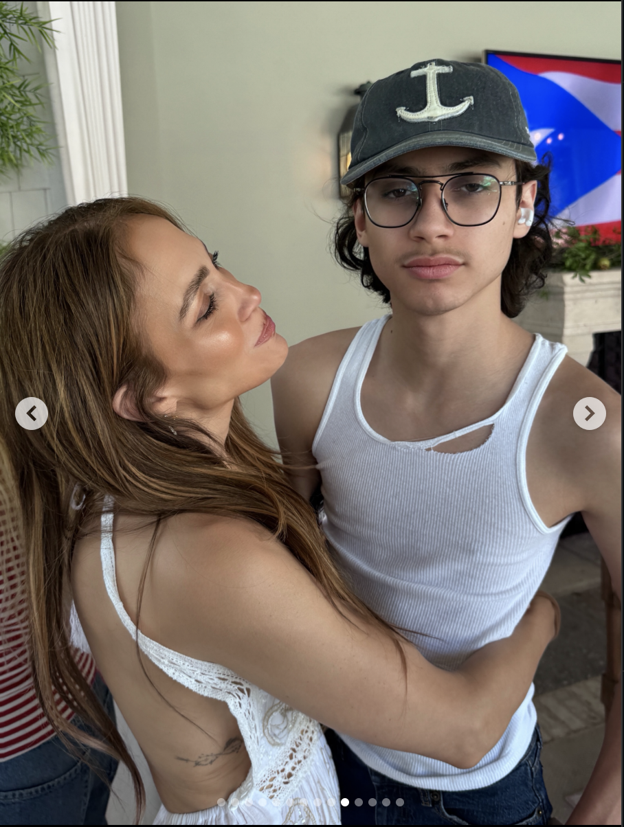 JLo and her son Max from a post dated May 25, 2026 | Source: Instagram/jlo