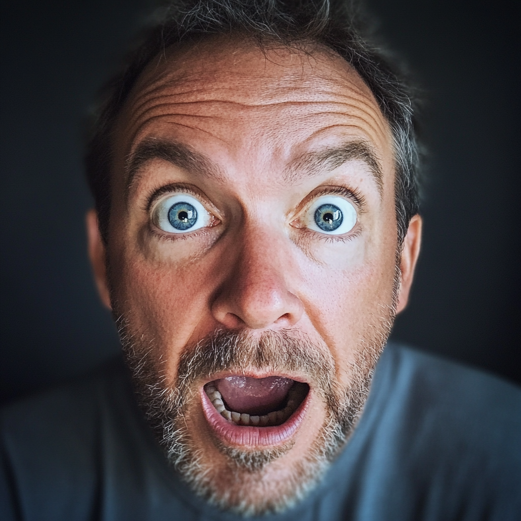 A shocked man | Source: Midjourney