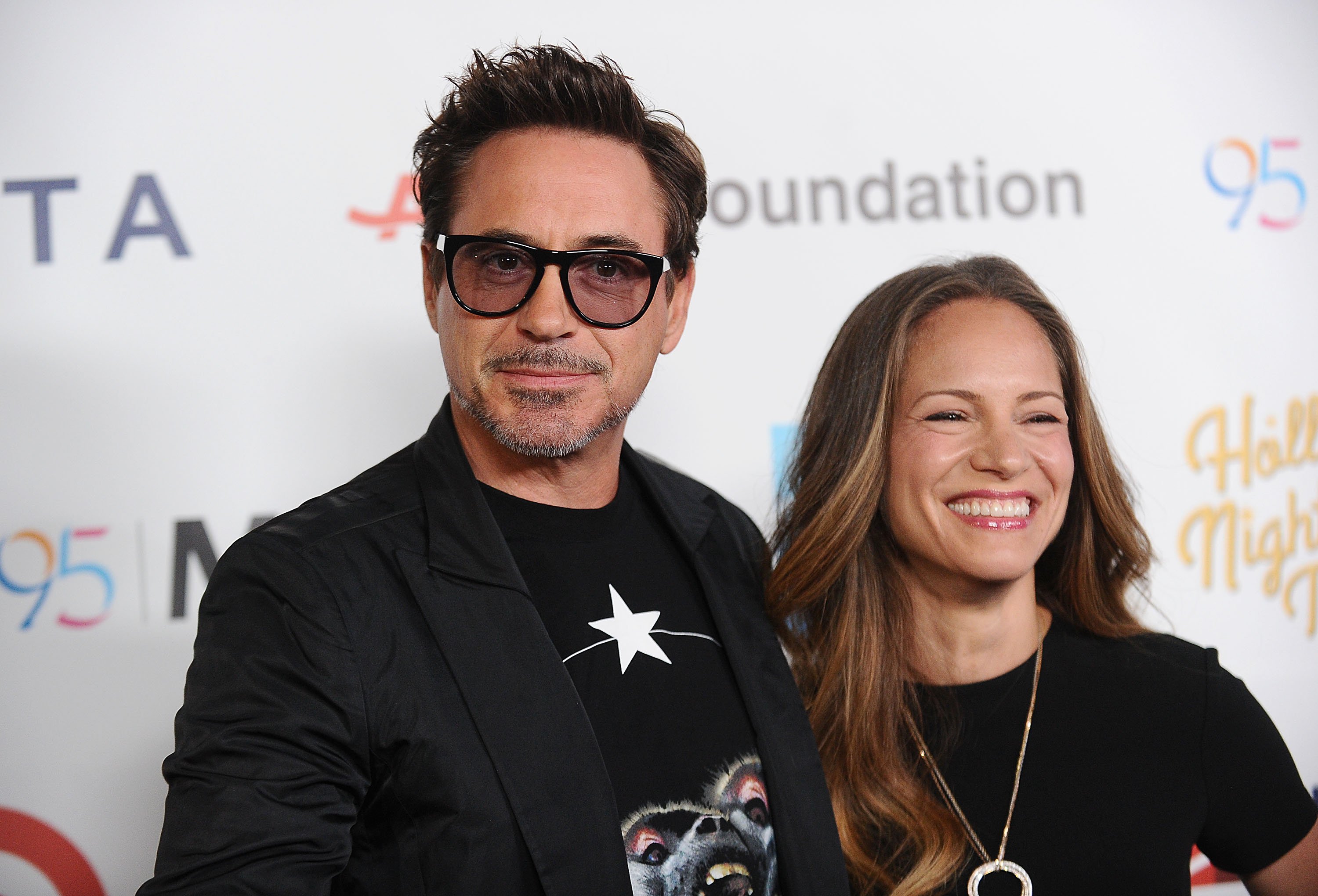 Actor Robert Downey Jr. and wife Susan Downey at the "Hollywood's Night Under The Stars" celebration in 2016, in Los Angeles. | Source: Getty Images