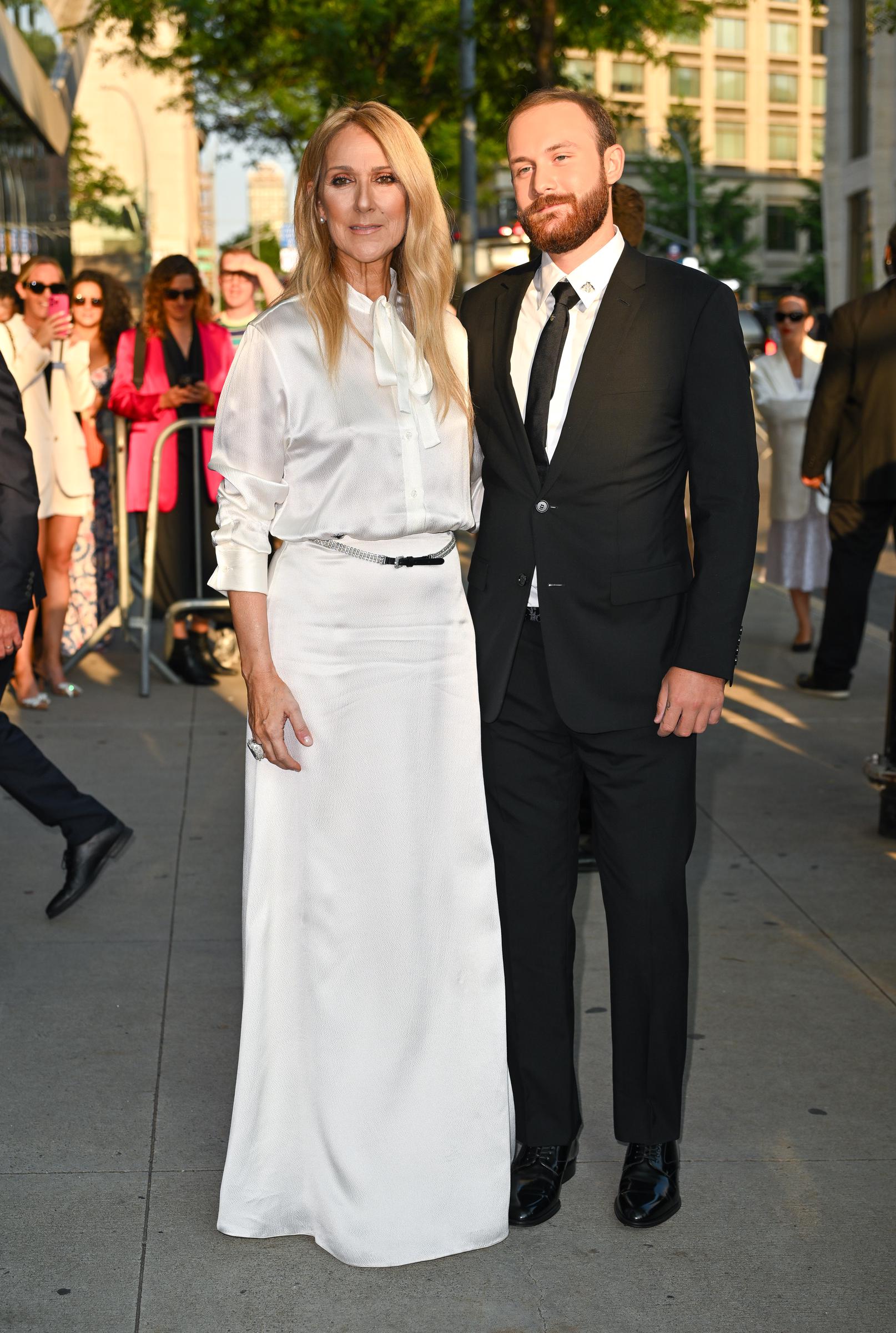 Céline Dion and René-Charles Angélil at the "I Am: Celine Dion" screening on June 17, 2024, in New York City | Source: Getty Images