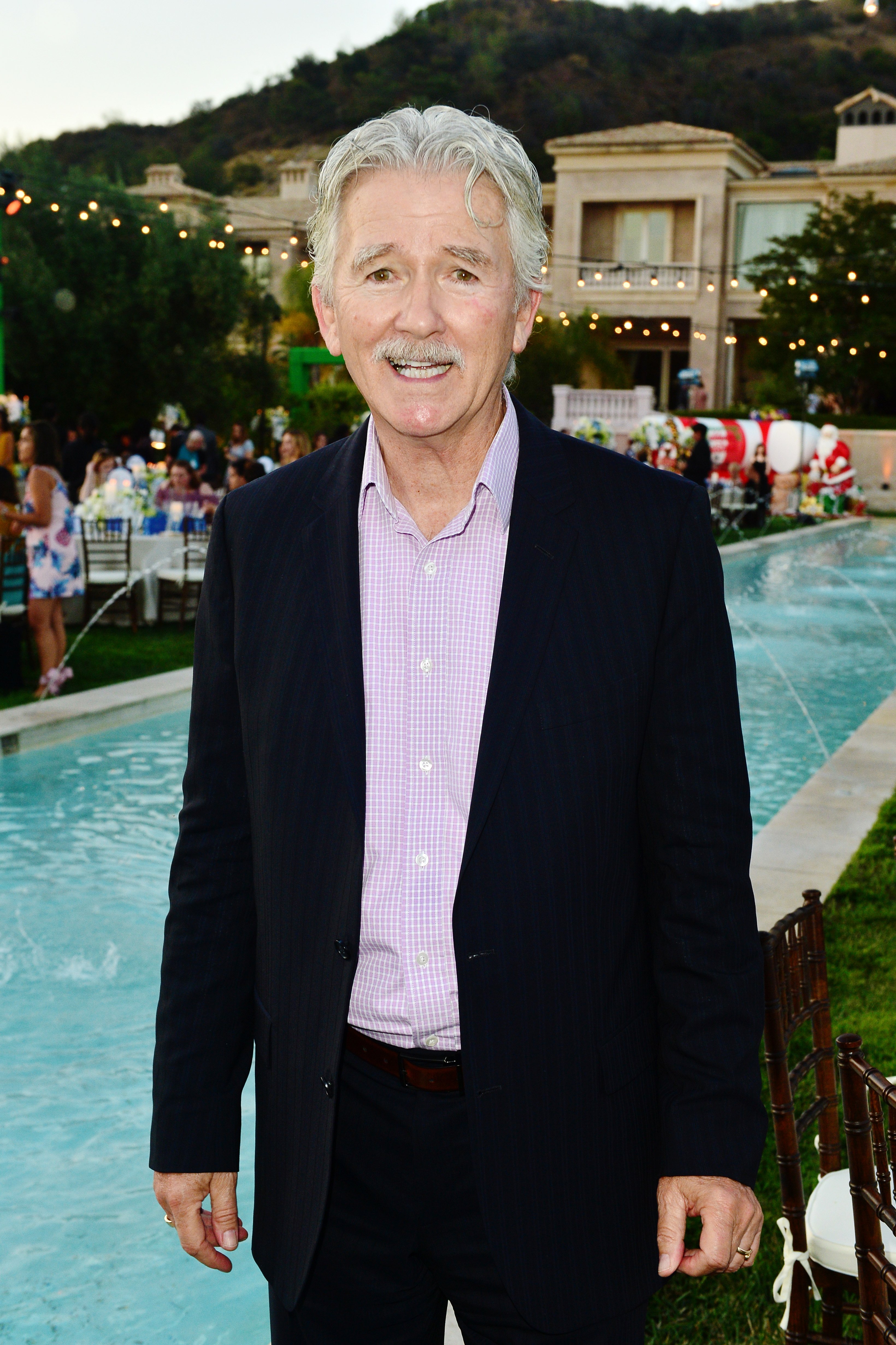 Patrick Duffy attends Hallmark Channel and Hallmark Movies & Mysteries Summer 2019 TCA Press Tour Event - Cocktail Reception at Private Residence on July 26, 2019, in Beverly Hills, California. | Source: Getty Images
