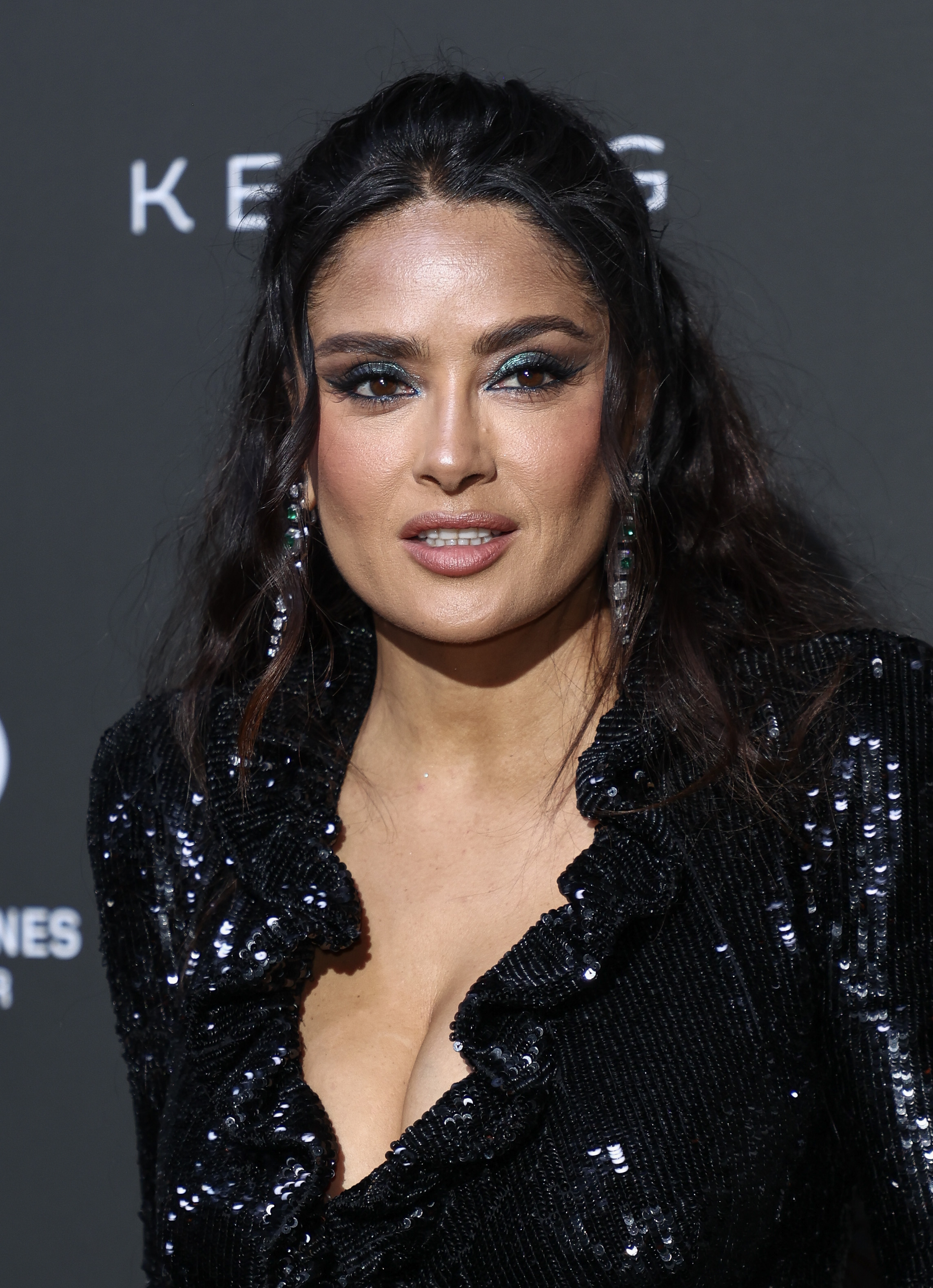Salma Hayek at the 2023 "Kering Women in Motion Award" during the 76th annual Cannes film festival | Source: Getty Images
