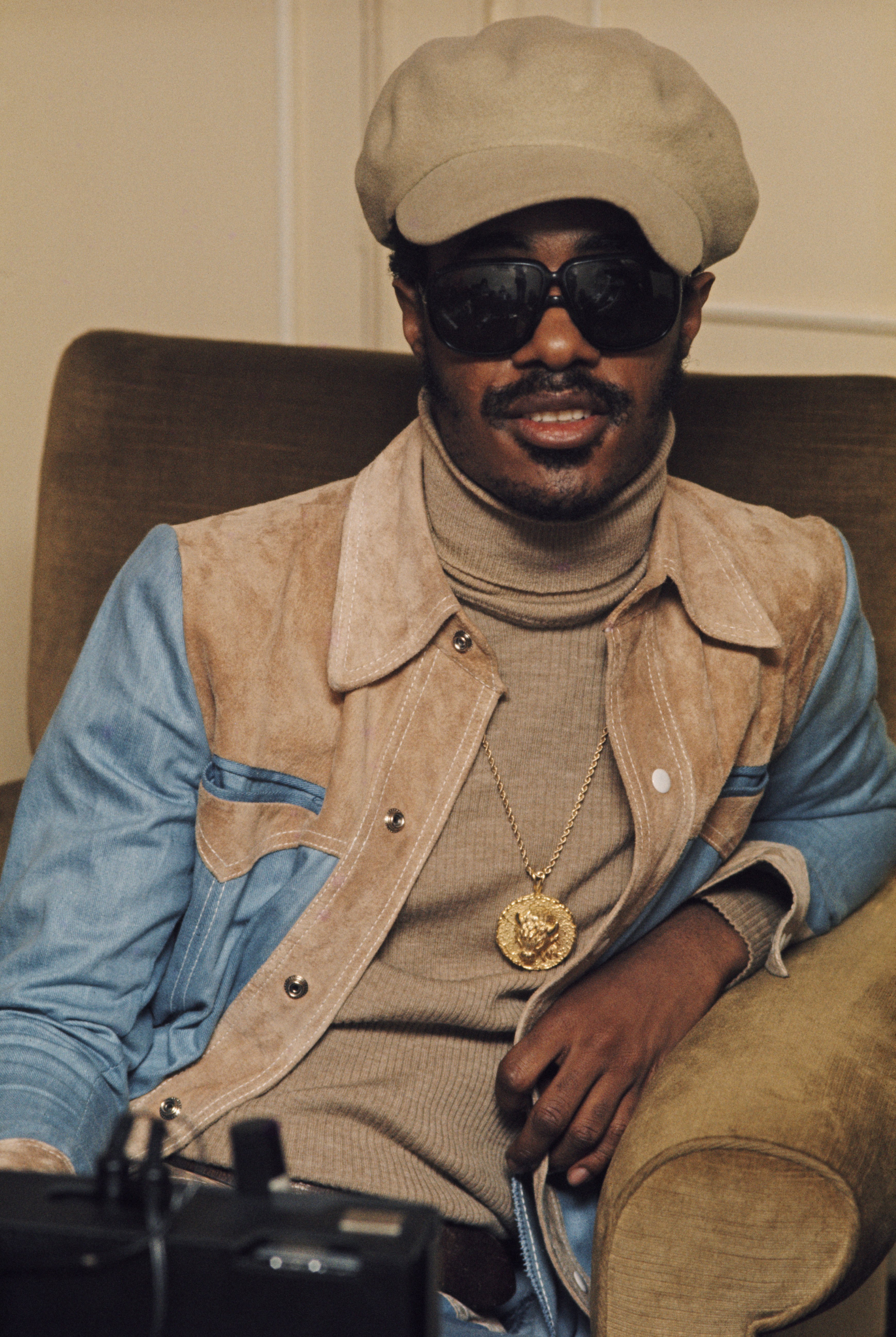 Stevie Wonder in London on January 29, 1974 | Source: Getty Images