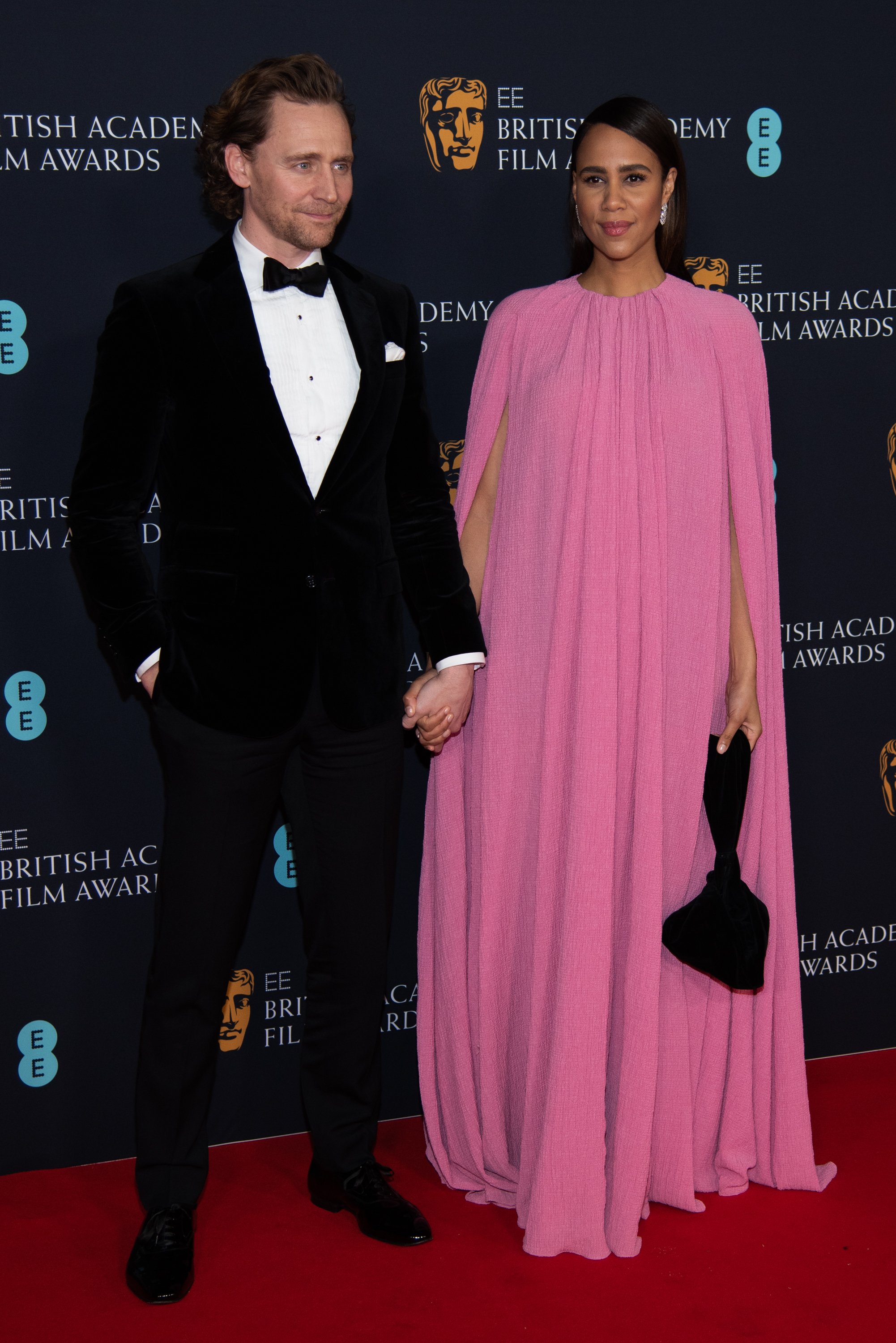  Tom Hiddleston and Zawe Ashton during the EE British Academy Film Awards 2022 dinner red carpet arrivals in London, England on March 13, 2022. | Source: Getty Images