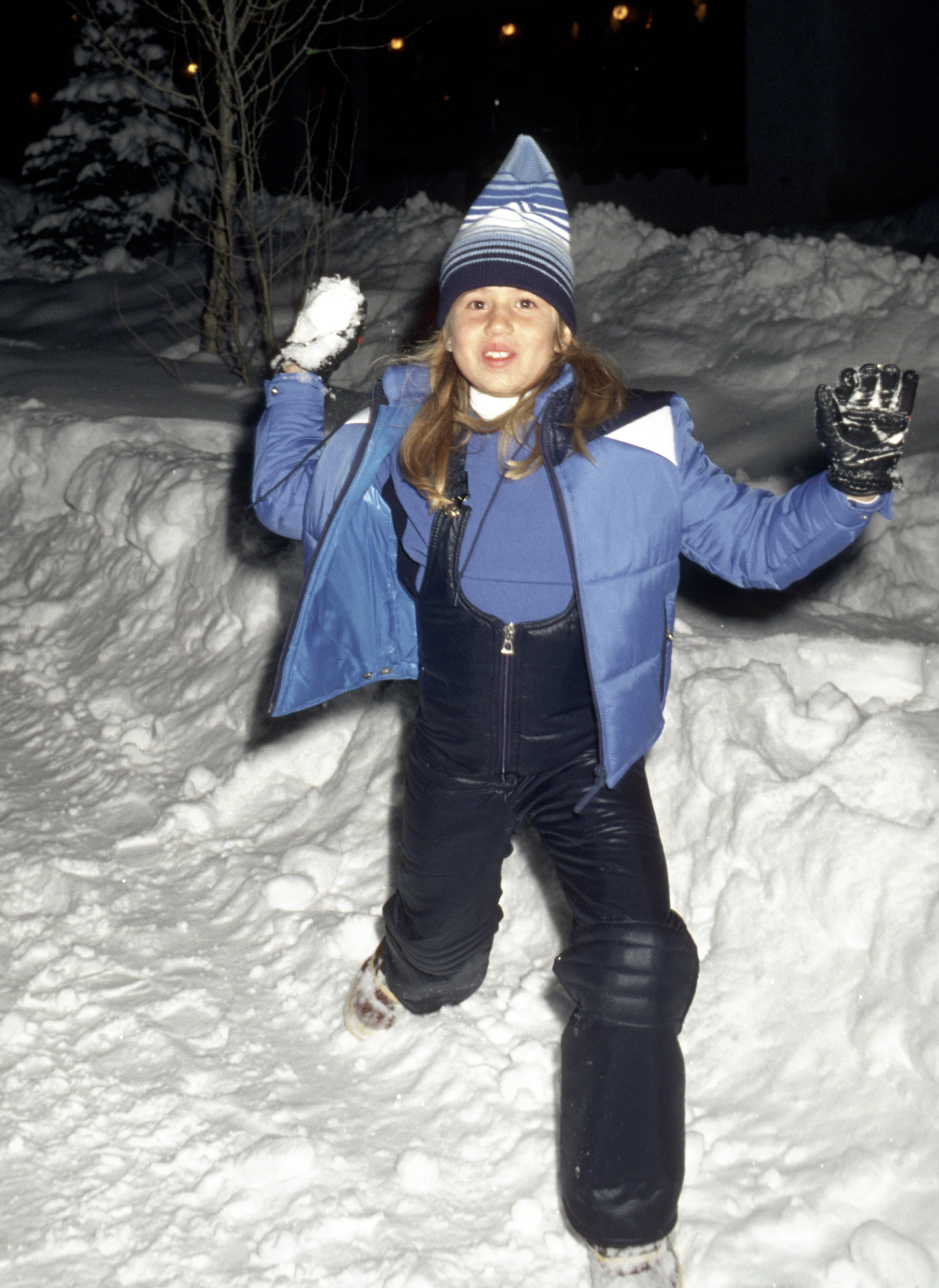 The famous singer's child on December 12, 1977 in Aspen, Colorado | Source: Getty Images