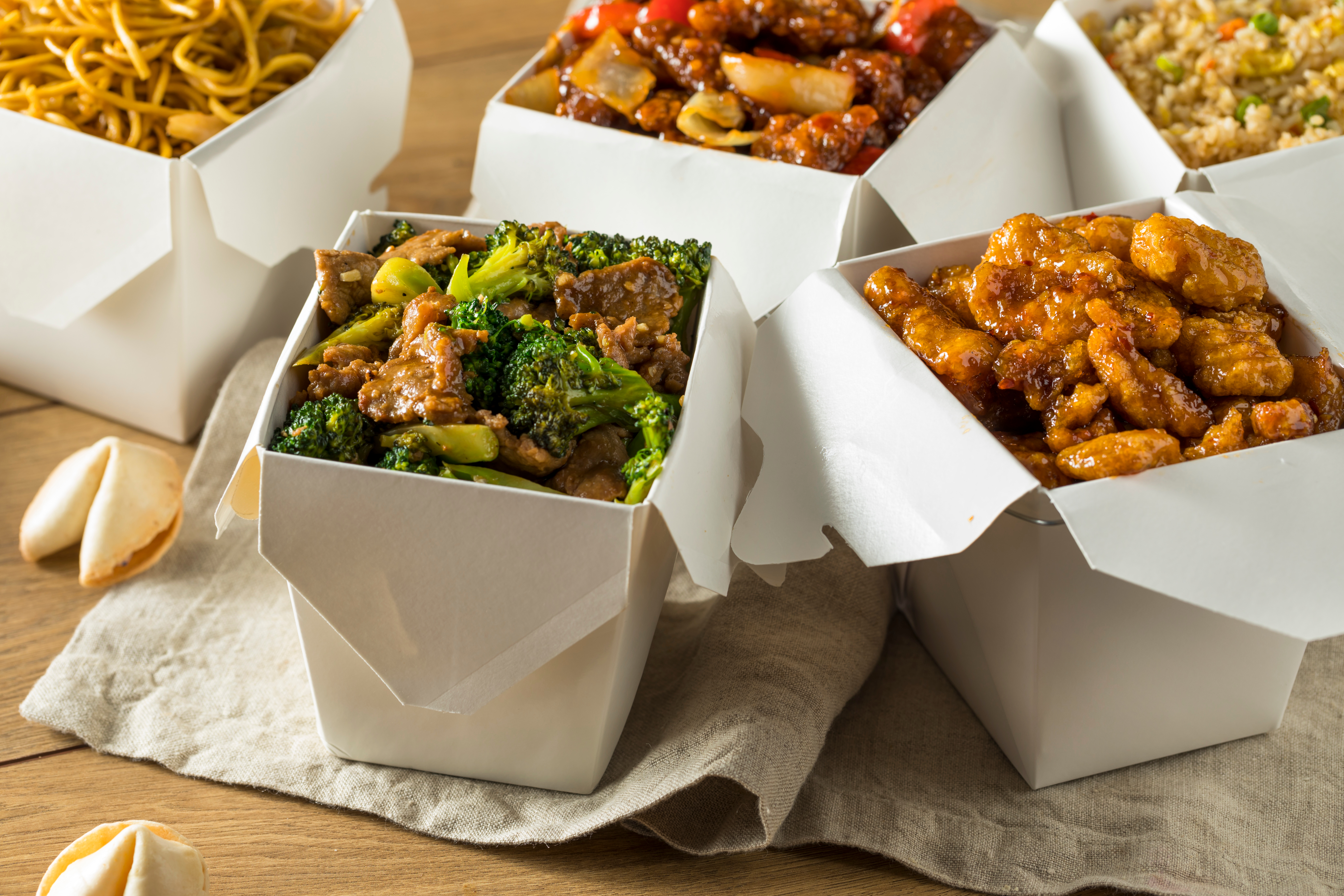 Boxes of takeout food | Source: Shutterstock