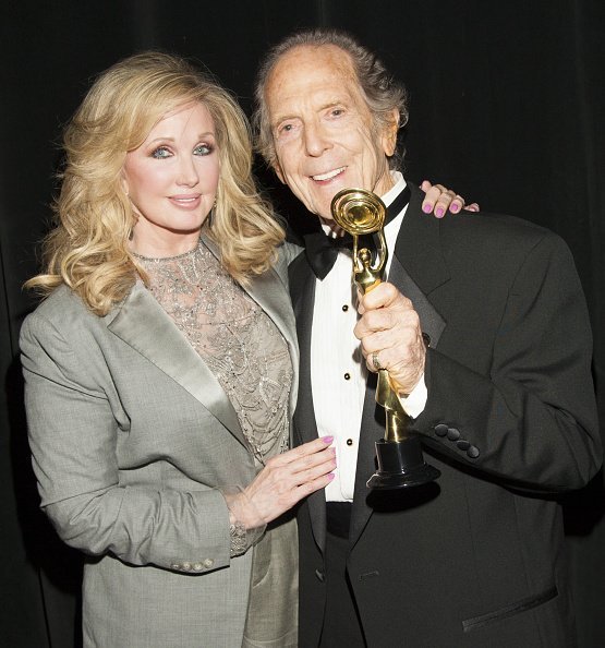 Morgan Fairchild and Harry Langdon at The Fonda Theatre on February 15, 2015 | Photo: Getty Images
