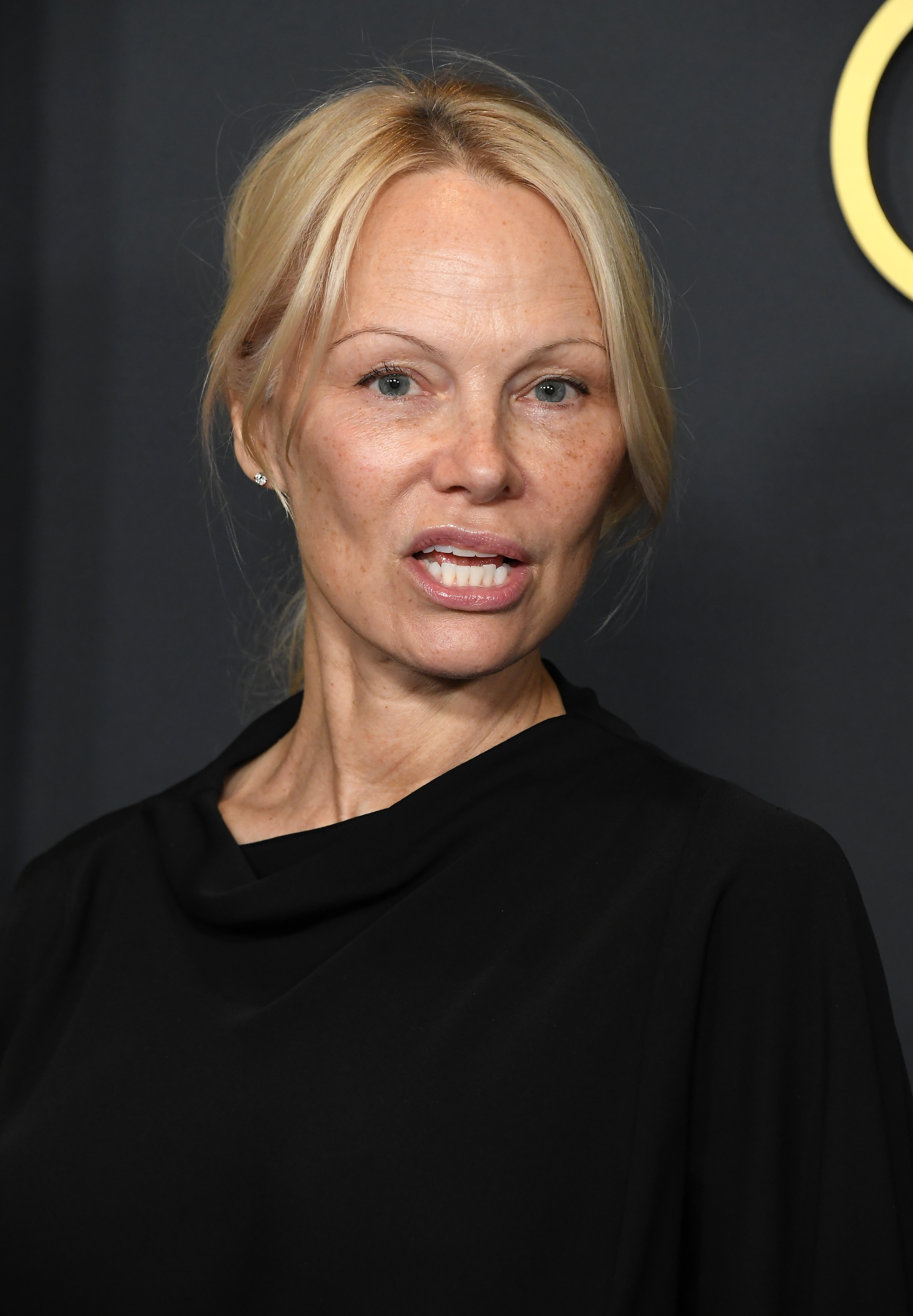 Pamela Anderson arrives at the 15th Governors Awards on November 17, 2024, in Los Angeles, California. | Source: Getty Images