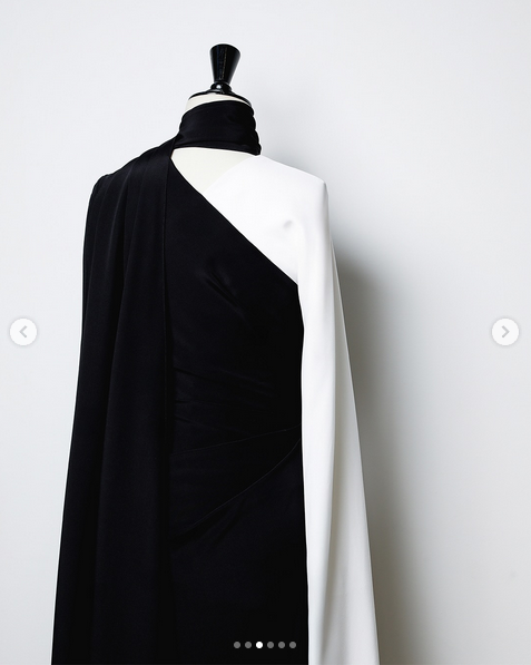 Kamala Harris's dress, from a post dated May 6, 2025 | Source: Instagram/off____white