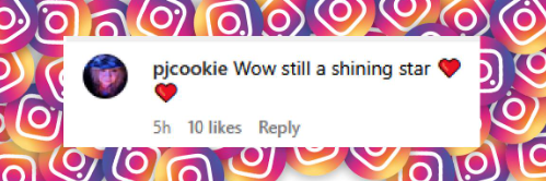 A fan's comment on Tina Louise's recent appearance, from a post dated June 10, 2025 | Source: Instagram/people