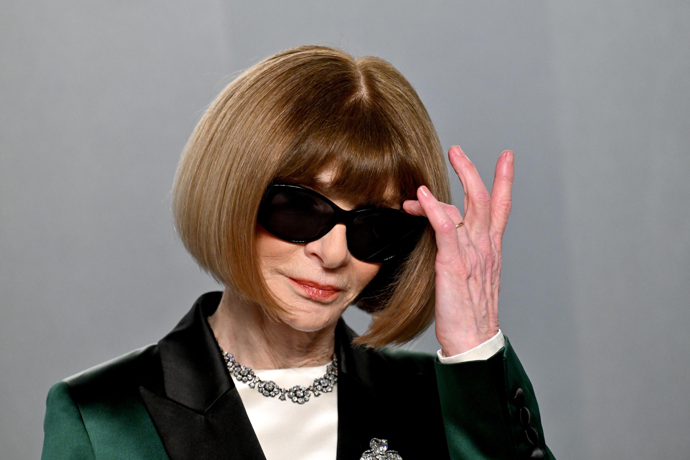 Anna Wintour attends the Vanity Fair Oscar Party hosted by Mark Guiducci at Los Angeles County Museum of Art on March 15, 2026 in Los Angeles, California | Source: Getty Images