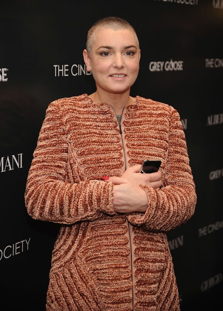 Sinead O'Connor during the Giorgio Armani & Cinema Society screening of "Albert Nobbs" at the Museum of Modern Art on December 13, 2011 in New York City. | Source: Getty Images