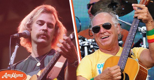 Jimmy Buffett performs on stage, New York, 3rd August 1977[right].Jimmy Buffett performs onstage at Jimmy Buffett & Friends: Live from the Gulf Coast, a concert presented by CMT at on the beach on July 11, 2010 in Gulf Shores, Alabama[right] | Photo: Getty Images