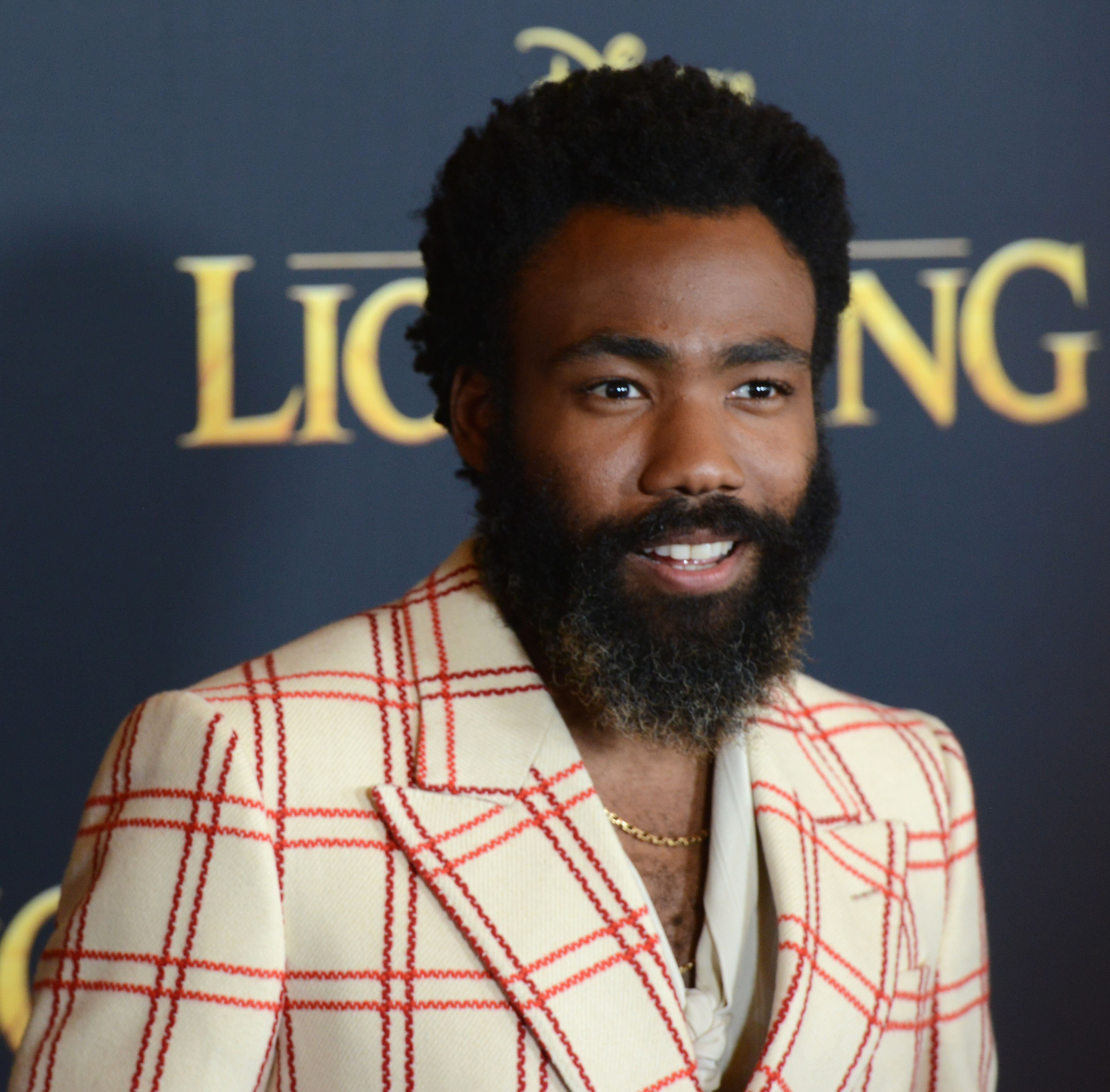 Donald Glover arrives for the Premiere Of Disney's "The Lion King." | Source: Getty Images
