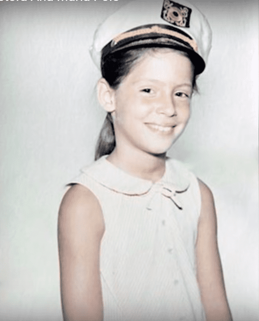 Ana María Polo en su niñez. | Fuente: Youtube / Badabun Ana María Polo en su niñez. | Fuente: Youtube / Badabun