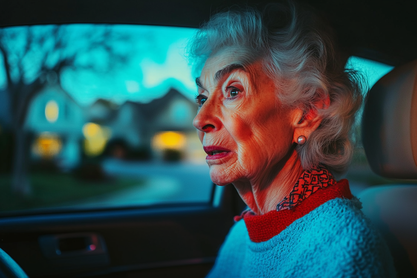 A woman driving | Source: Midjourney