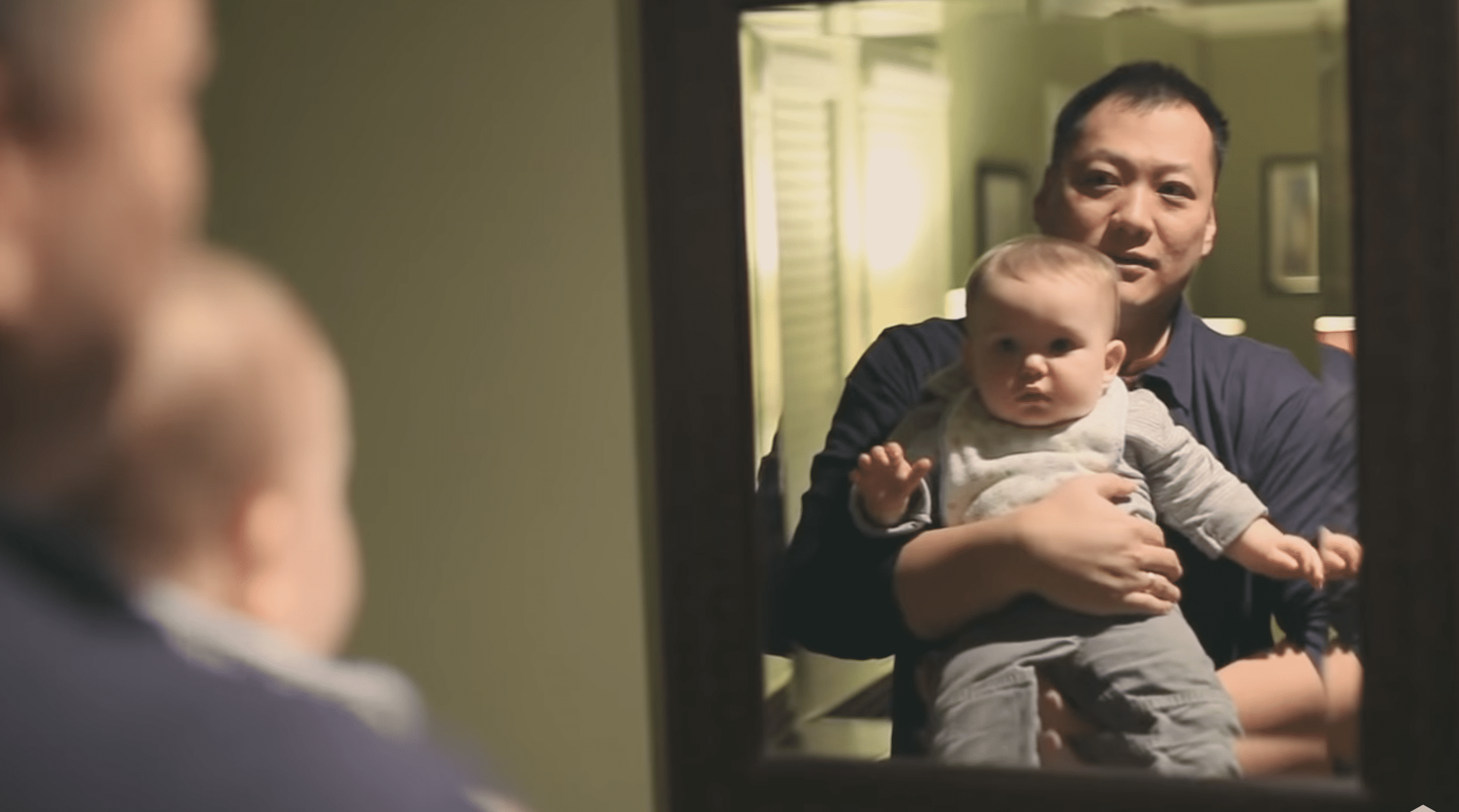 Litte Jacob pictured with his father, Dennis Chen. | Photo: YouTube.com/The Austin Stone