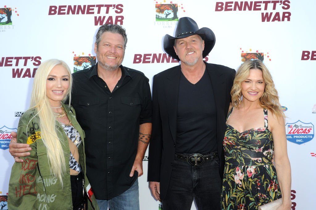 Gwen Stefani, Blake Shelton, Trace Adkins, and Victoria Pratt attend "Bennett's War" Los Angeles Premiere on August 13, 2019 | Photo: Getty Images 