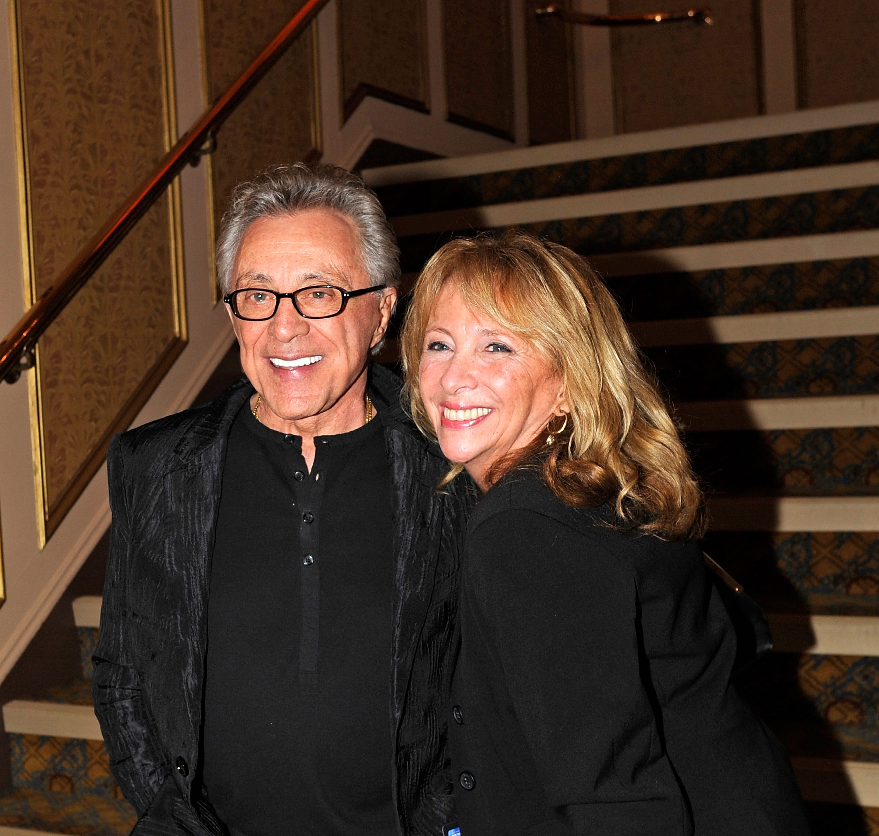 Frankie Valli and his daughter Toni Valli at Frankie Valli and The Four Seasons 50th Anniversary Celebration on October 19, 2012, in New York City | Source: Getty Images