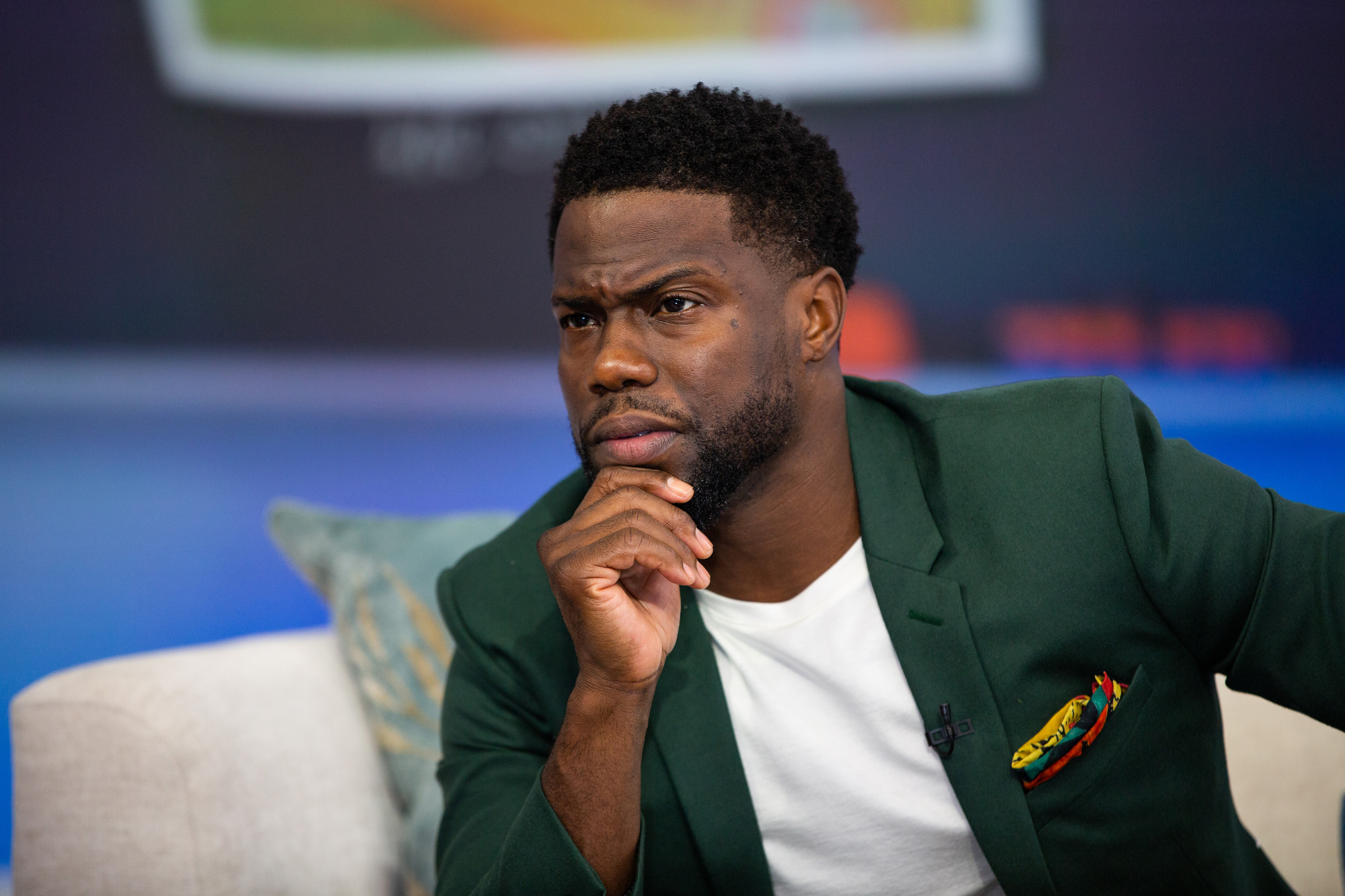 Kevin Hart pictured during an episode of the "Today Show" on September 27, 2018 | Source: Getty Images