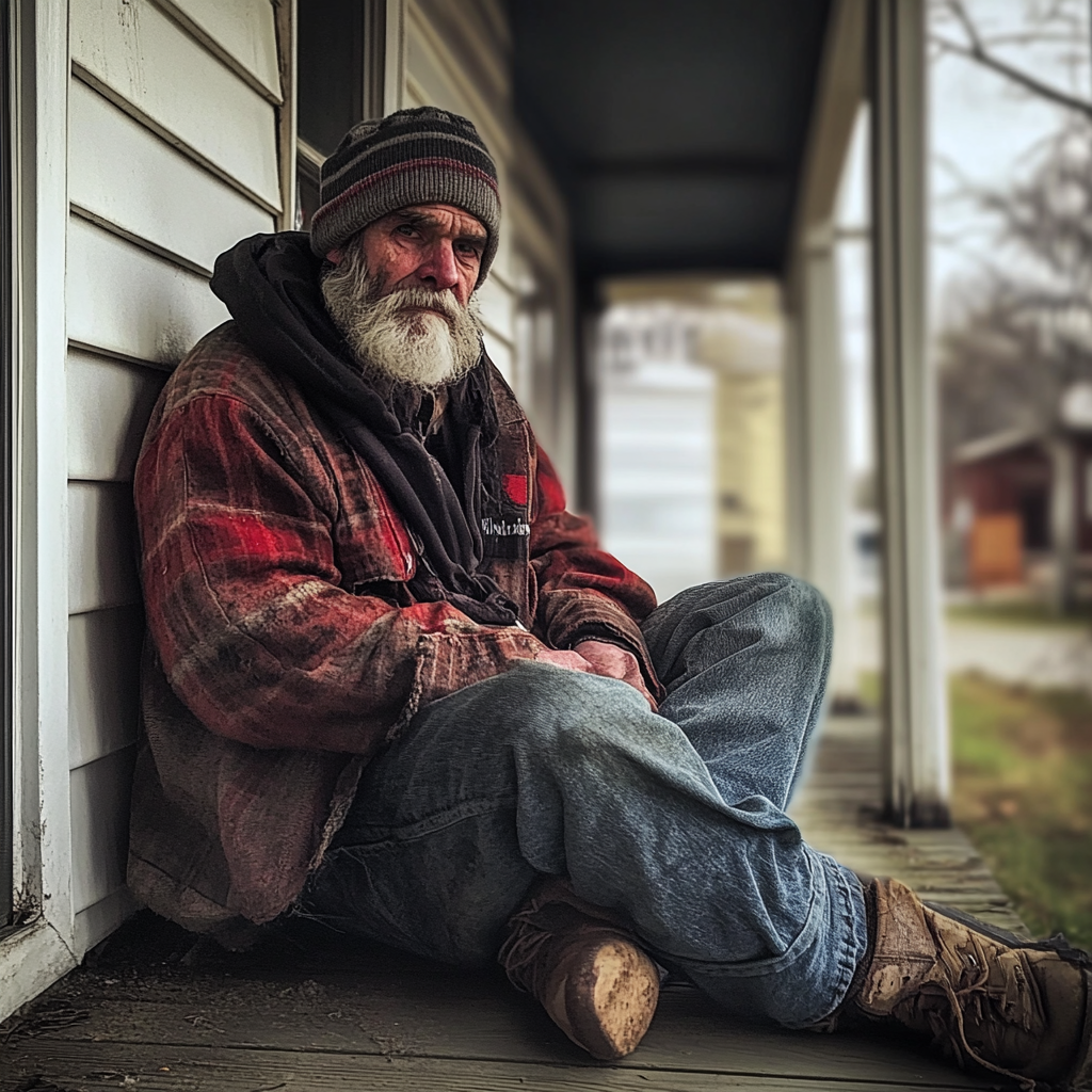 A homeless man | Source: Midjourney