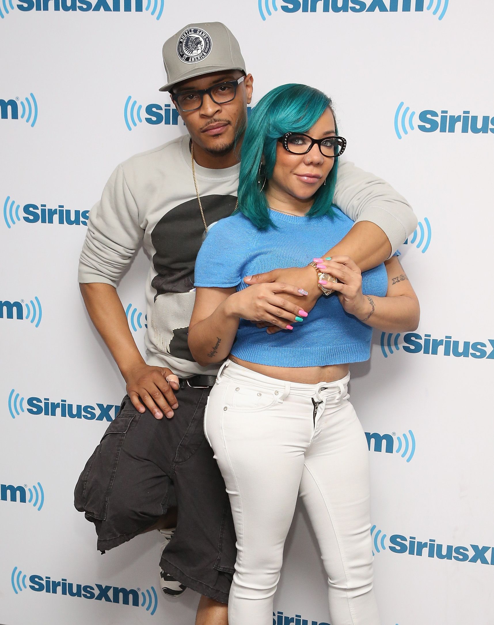 T.I. and Tameka Cottle-Harris at SiriusXM Studios on June 12, 2015 in New York.  | Photo: Getty Images