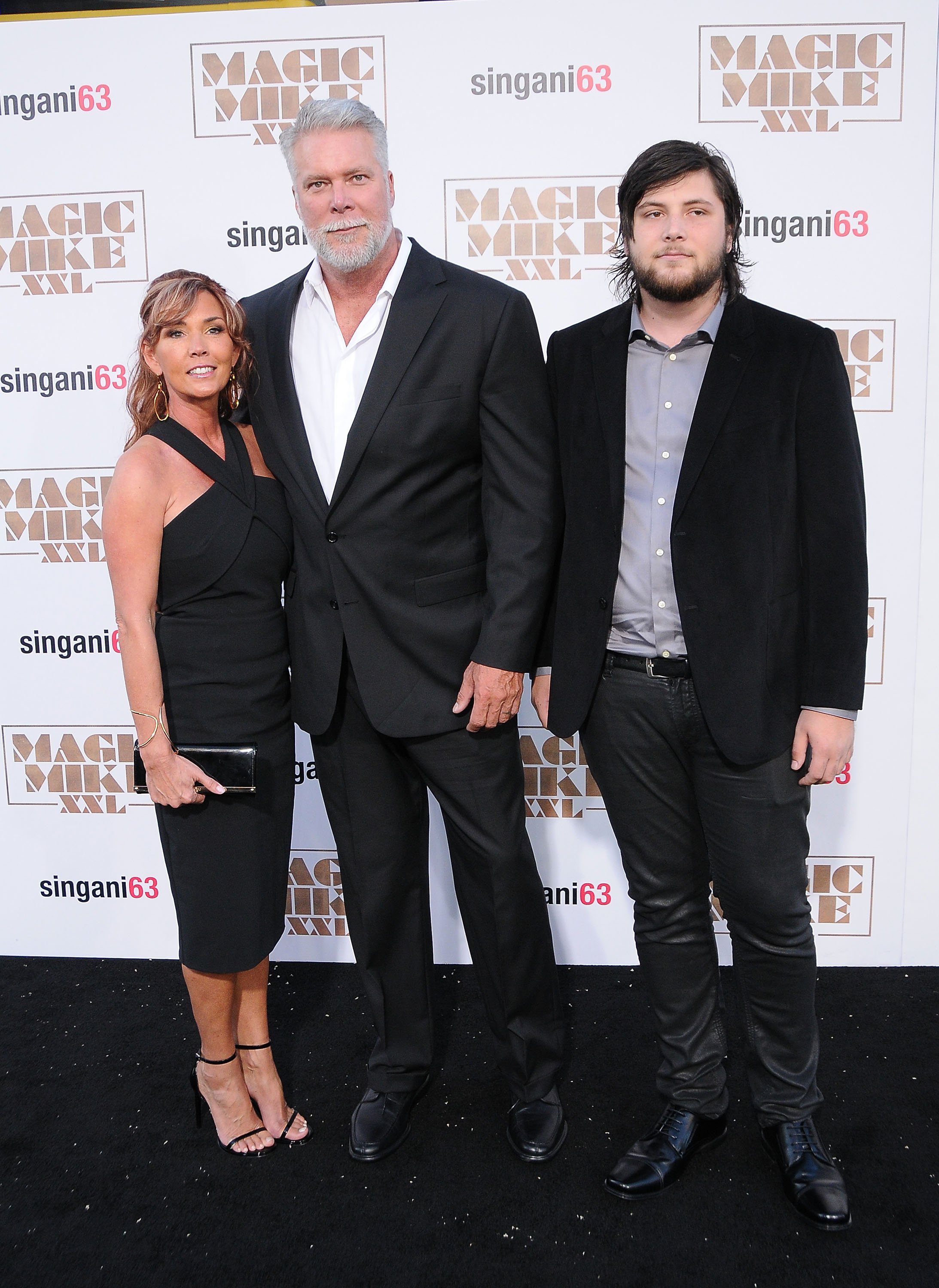 Tamara Nash, Kevin Nash, and Tristen Nash at the Los Angeles World Premiere of "Magic Mike XXL" on June 25, 2015 | Source: Getty Images