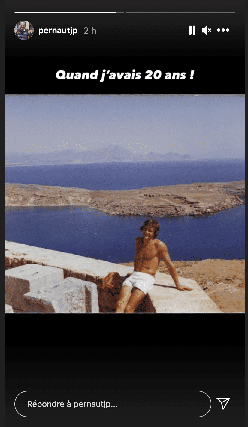 Une photo de Jean-Pierre Pernaut à 20 ans. | Photo : Instagram / pernautjp
