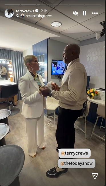Terry and Rebecca Crews from a story shared on April 6, 2026 | Source: Instagram/terrycrews